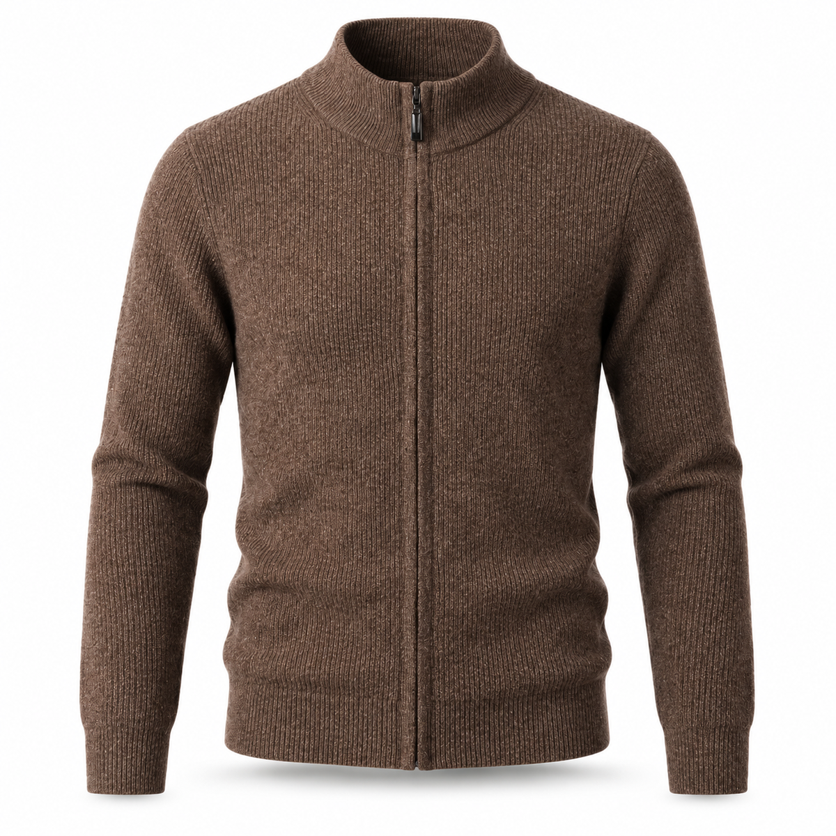 Althorp Ribbed Full-Zip Knit Jacket