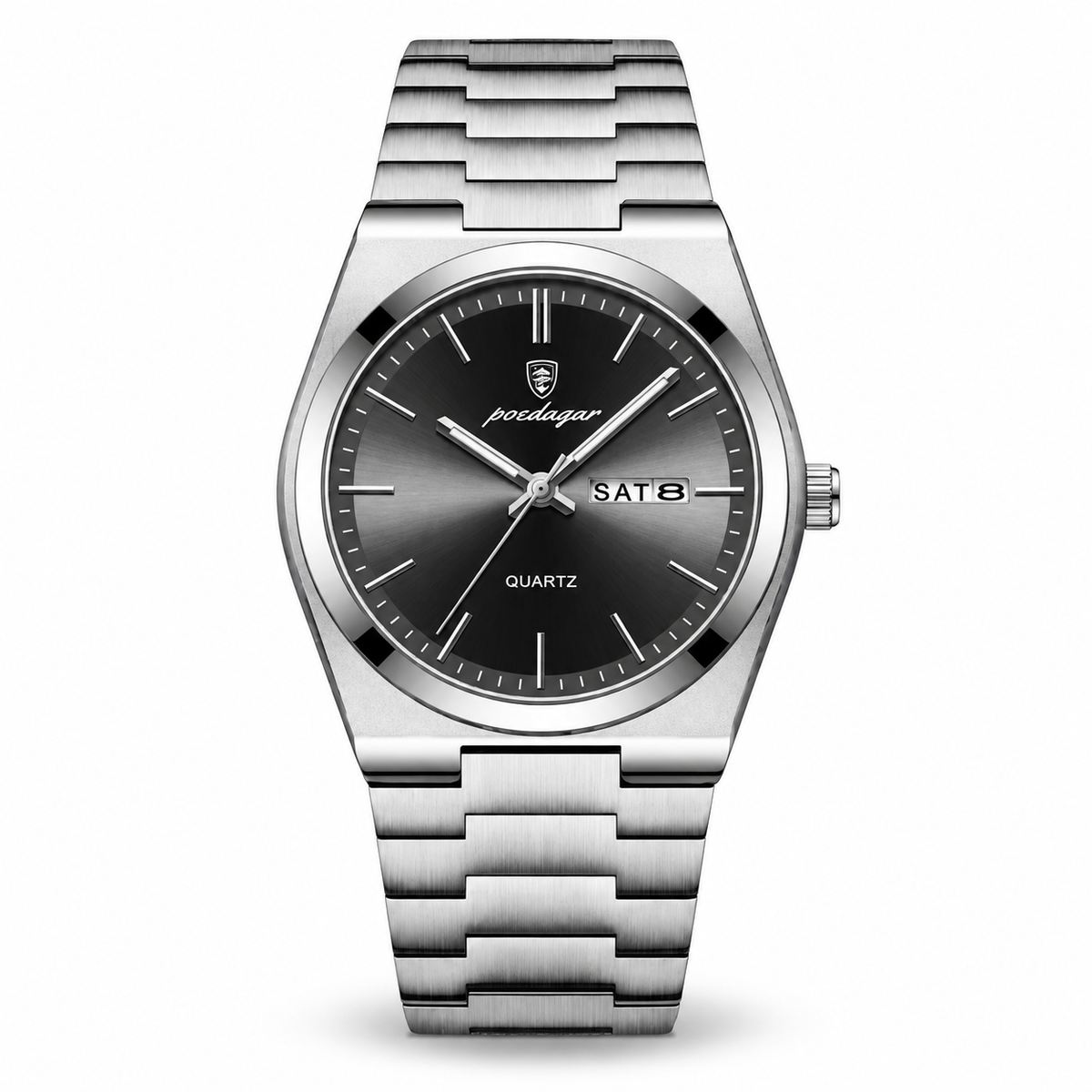 Belgrave Day-Date Integrated Steel Watch