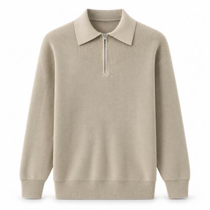 Langford Quarter-Zip Knitted Jumper