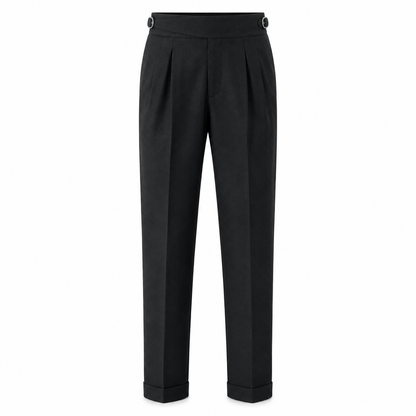 Westbury Pleated Side-Adjuster Trousers