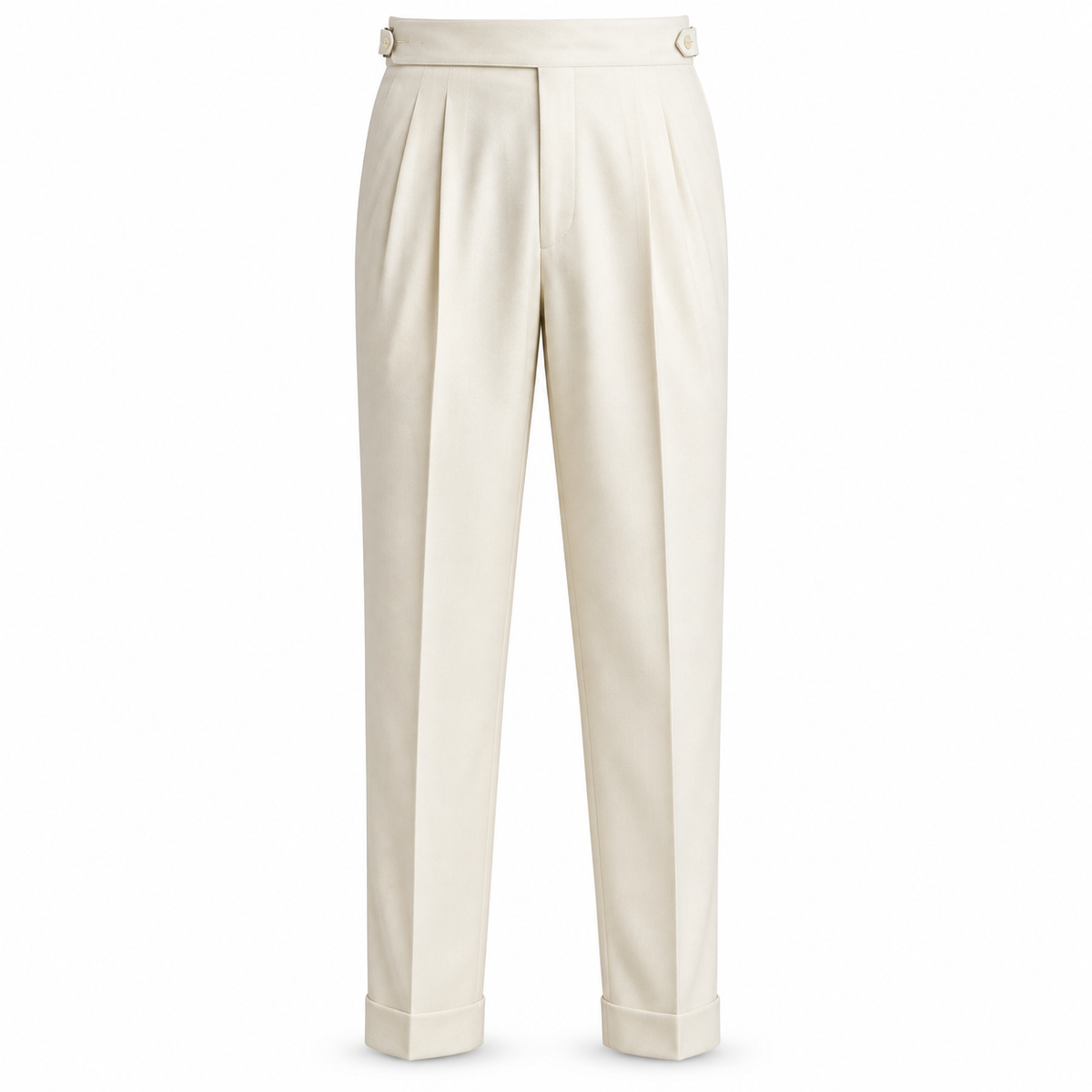 Westbury Pleated Side-Adjuster Trousers
