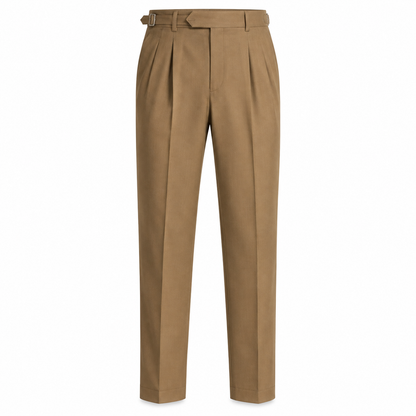 Cavendish Pleated Side-Adjuster Trousers