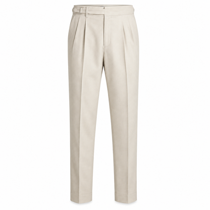 Cavendish Pleated Side-Adjuster Trousers