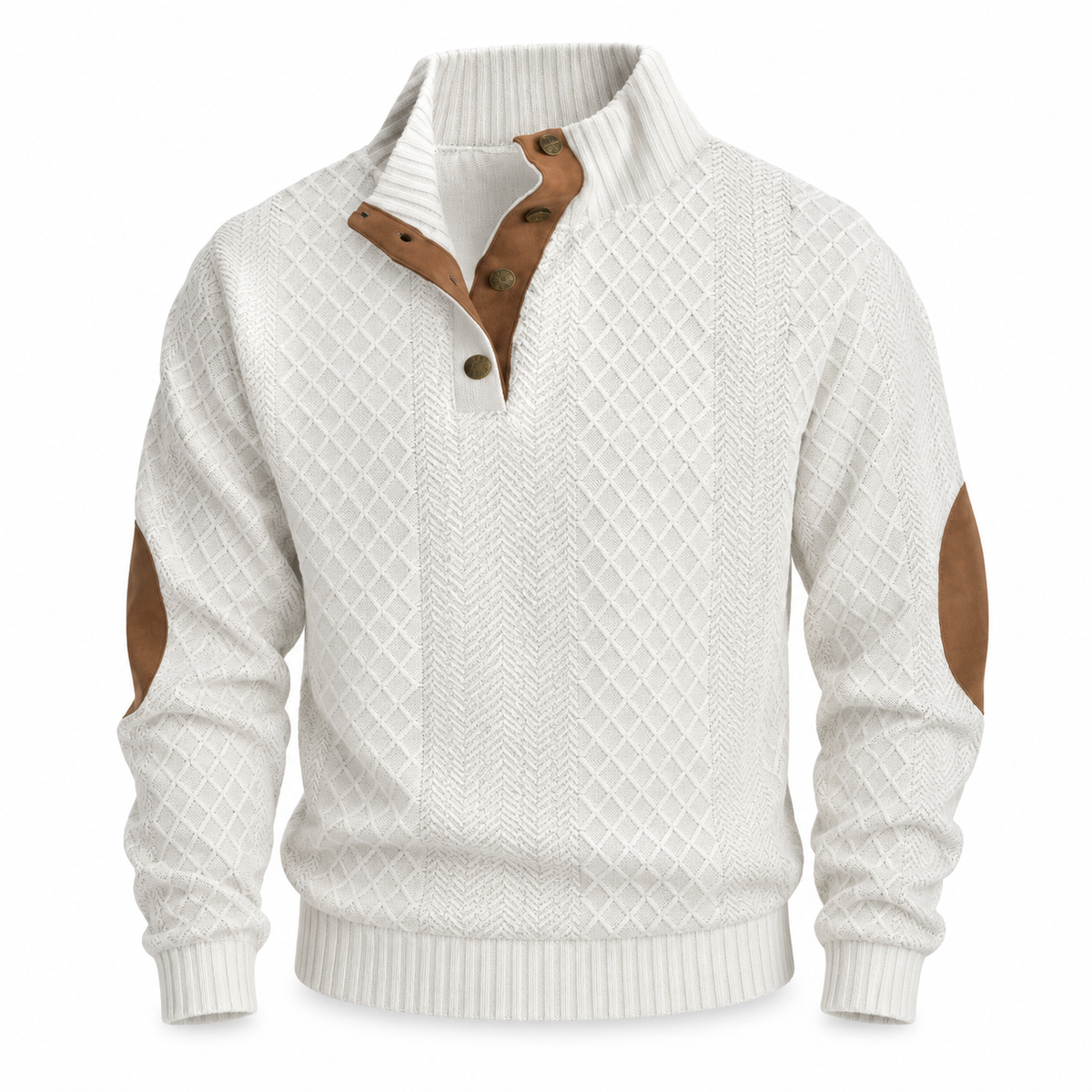 Ainsworth Textured Funnel-Neck Jumper