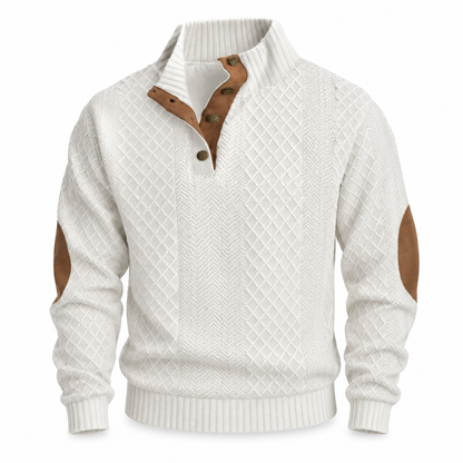 Ainsworth Textured Funnel-Neck Jumper