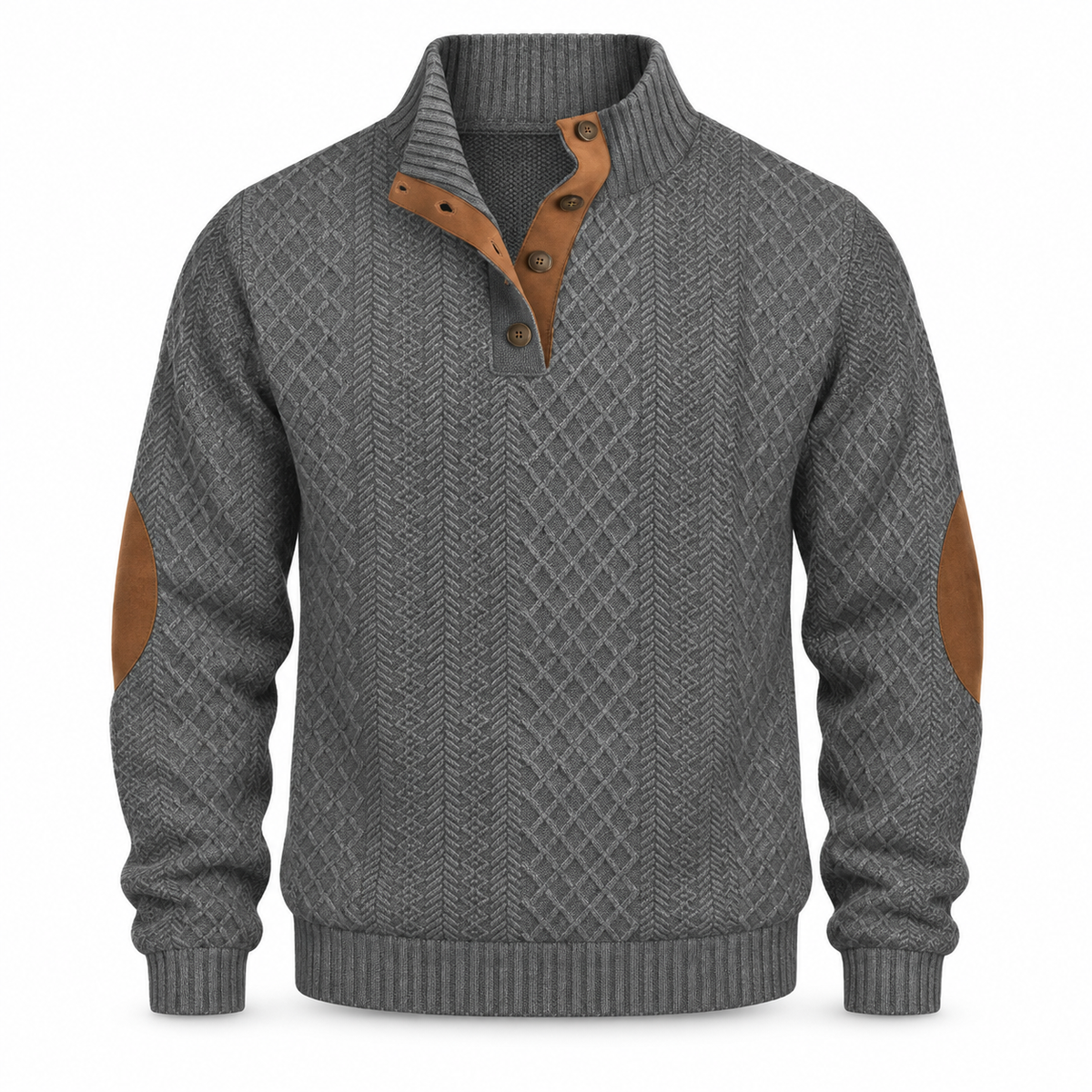 Ainsworth Textured Funnel-Neck Jumper
