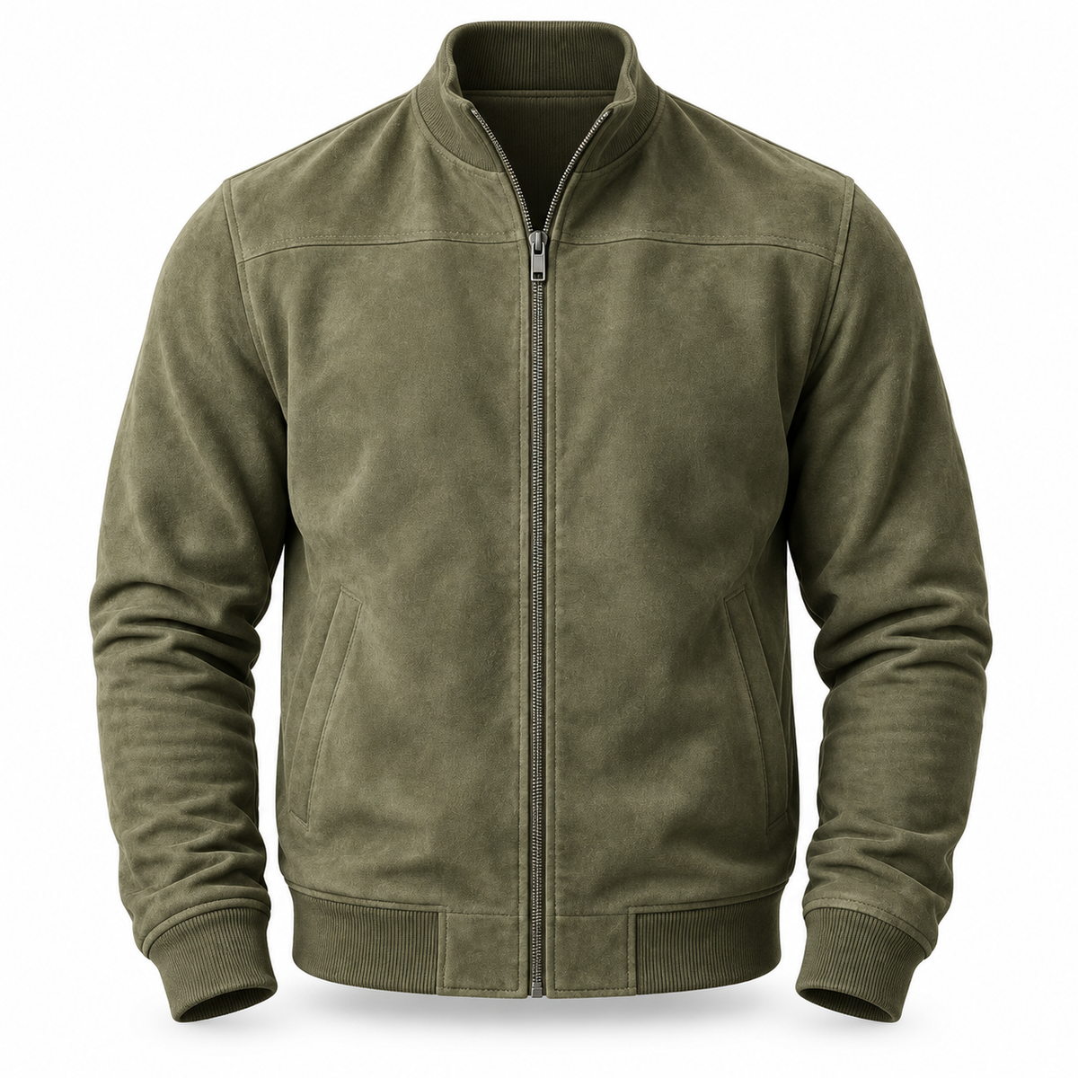 Montrose Suede Bomber Jacket