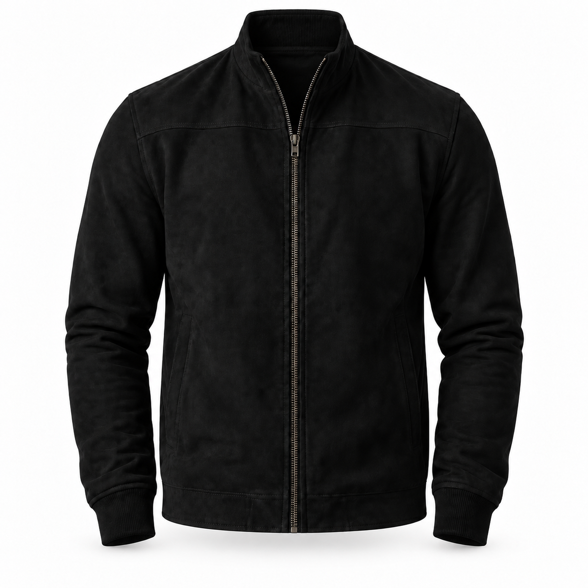 Montrose Suede Bomber Jacket