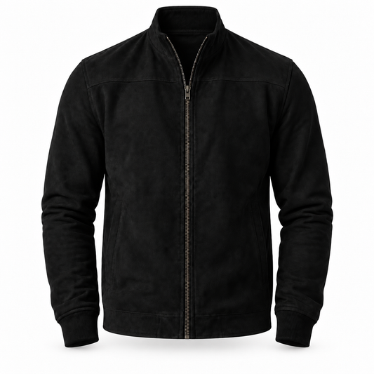 Montrose Suede Bomber Jacket