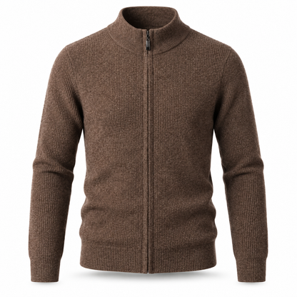 Althorp Ribbed Full-Zip Knit Jacket