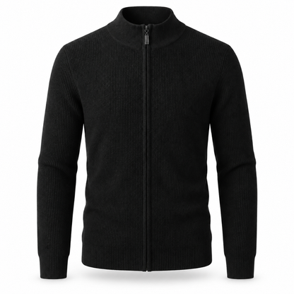 Althorp Ribbed Full-Zip Knit Jacket