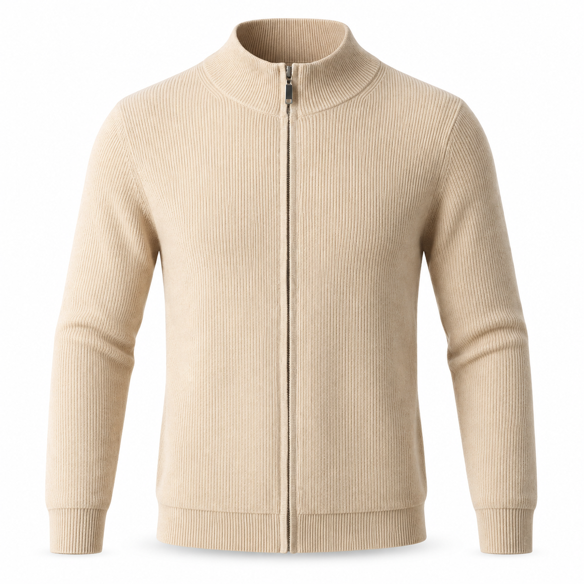 Althorp Ribbed Full-Zip Knit Jacket