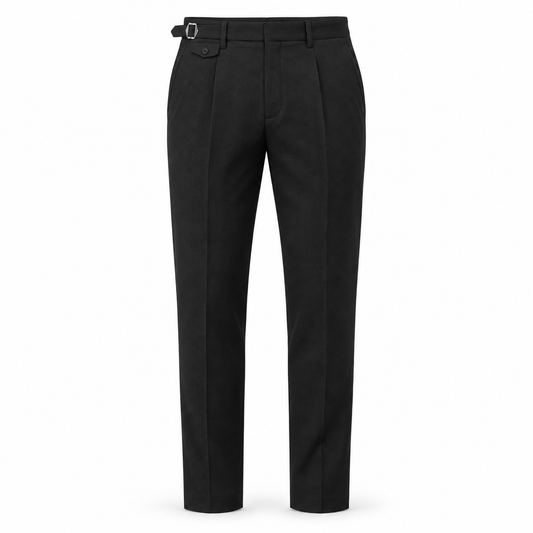 Mereworth Pleated Side-Adjuster Trousers