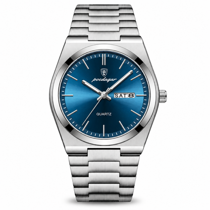Belgrave Day-Date Integrated Steel Watch