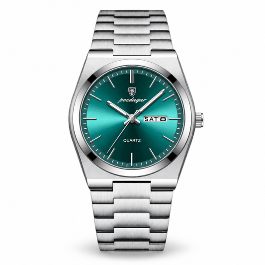Belgrave Day-Date Integrated Steel Watch