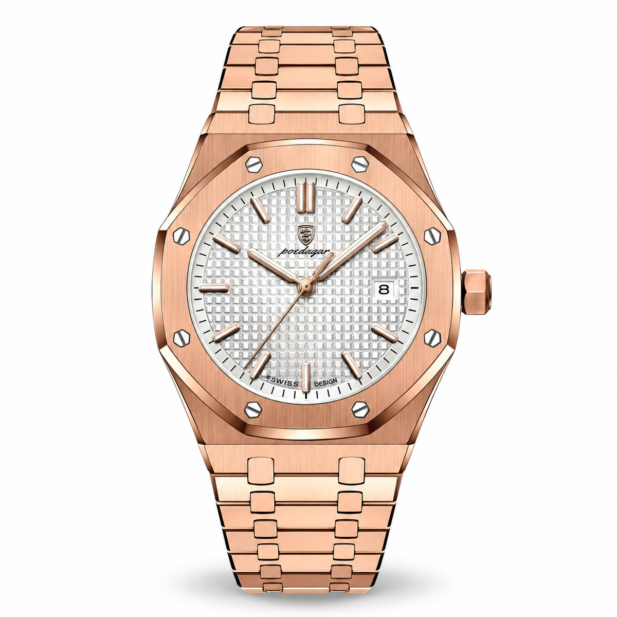 Cavendish Rose-Gold Integrated Bracelet Watch