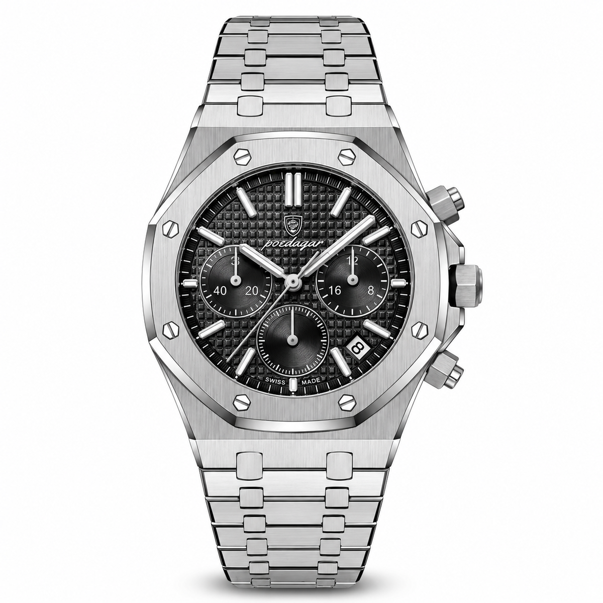 Kensington Integrated Steel Chronograph