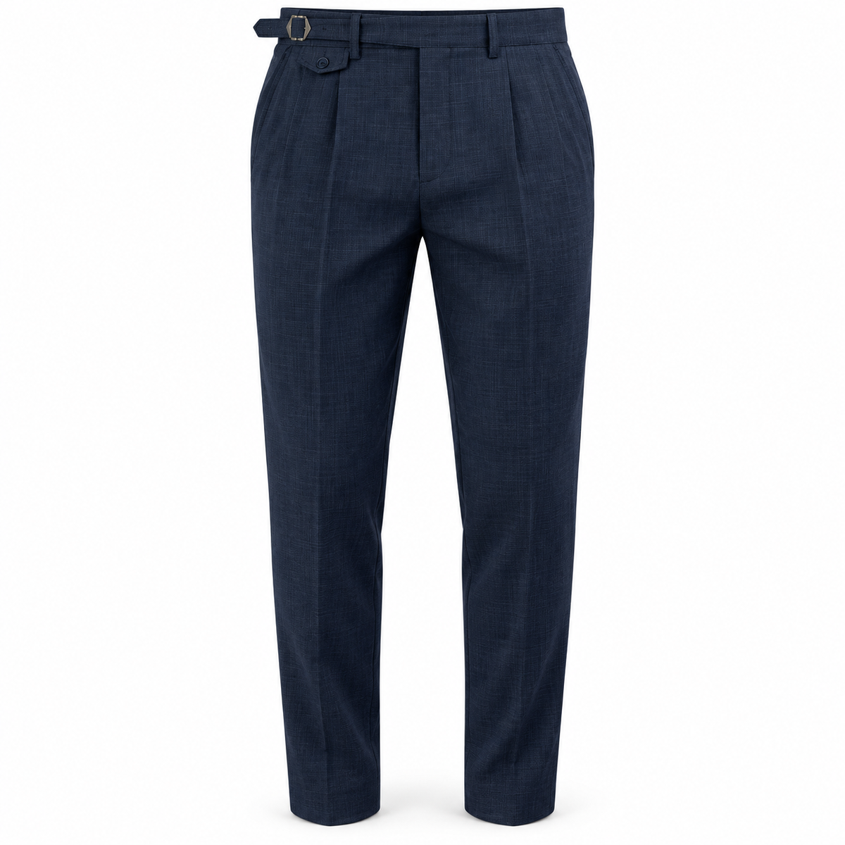 Pleated Side-Adjuster Trousers