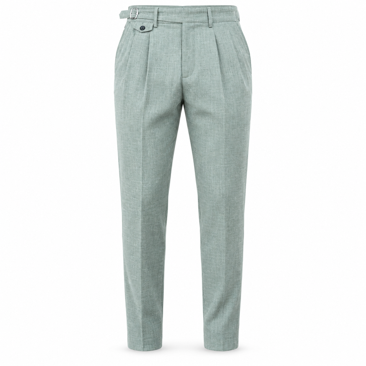 Pleated Side-Adjuster Trousers