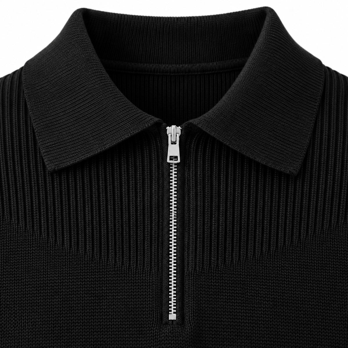 Langford Quarter-Zip Knitted Jumper