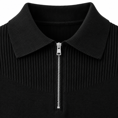 Langford Quarter-Zip Knitted Jumper