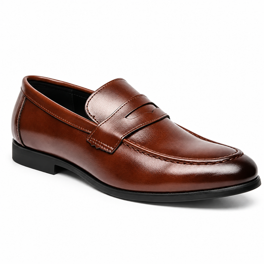 Ainsworth Leather Penny Loafers