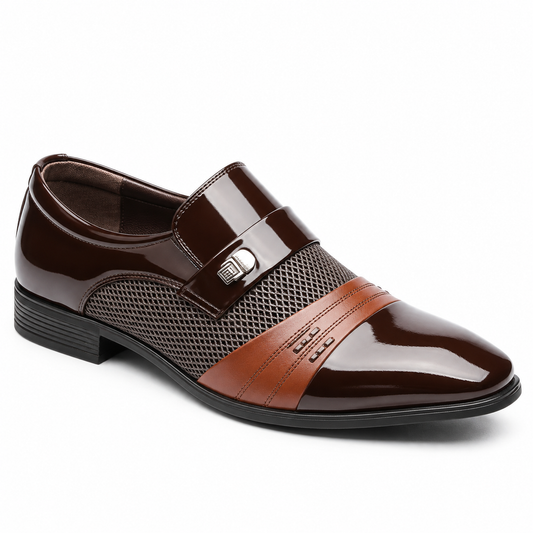 Patent Leather Slip-On Shoes