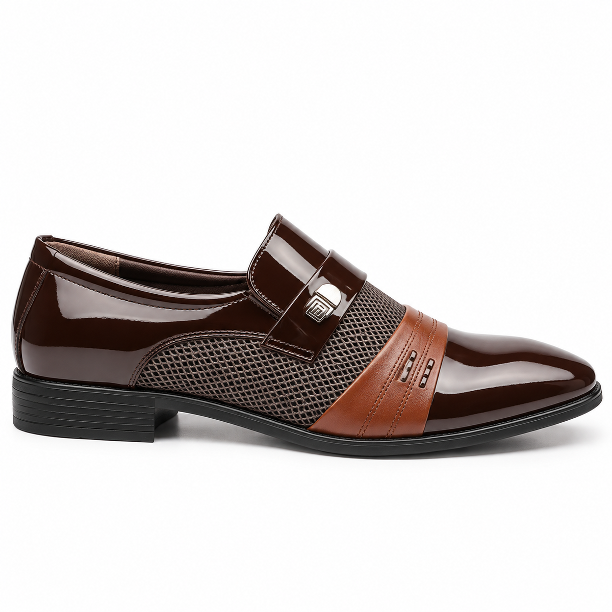 Patent Leather Slip-On Shoes
