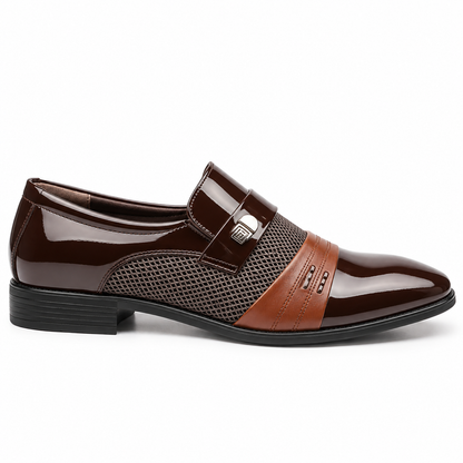 Patent Leather Slip-On Shoes